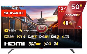 Yeni Televizor Shivaki 50" 4K (3840x2160), Pulsuz çatdırılma