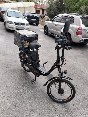 Elektrikli samokatlar: İşlənmiş Elektrik velosipedi 20", 250 Vt, Ünvandan götürmə, Rayonlara çatdırılma, Ödənişli çatdırılma