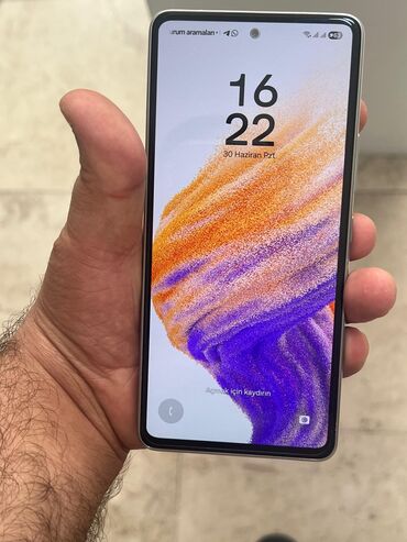 samsung tab 5: Samsung Galaxy A53 5G, 128 GB, rəng - Qara, Sensor, Barmaq izi, İki sim kartlı