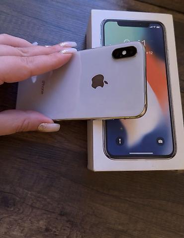 iphone 300 azn: IPhone X, 64 GB, Gümüşü, Face ID — 3