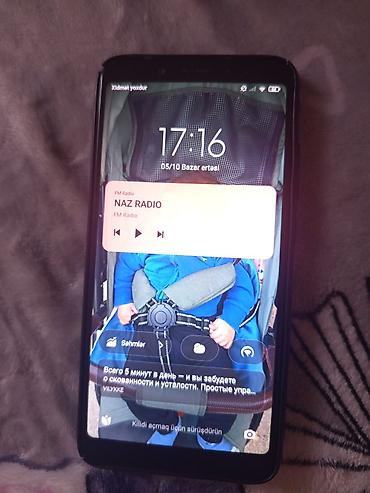 telefon alis satis: Xiaomi 64 GB, rəng - Qara, 
 Barmaq izi — 4