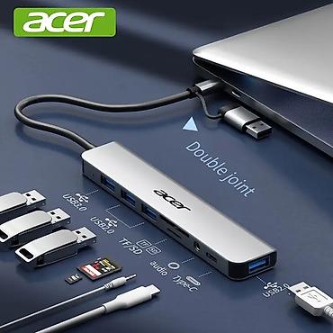 type c: Многофункциональный USB‑хаб Acer с «двойным» разъёмом Компактный — 1