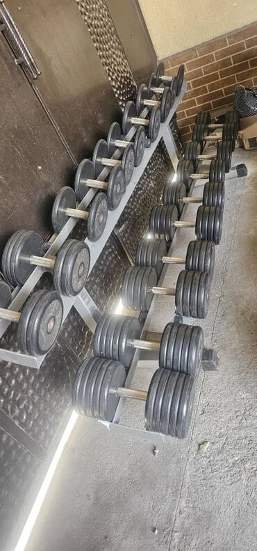 Гантели: Гантели M-barbell.от 6кг-до 56.=1540кг общ.только оптом