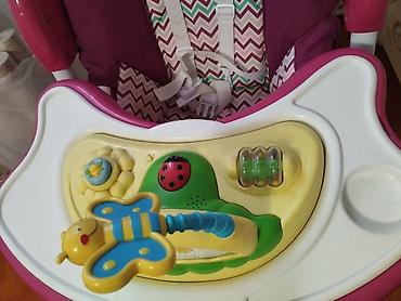 Yemək masaları, oturacaqları: Tecili! mamalove usaq stulu satilir. Kureyi uzaniqli da olur — 2