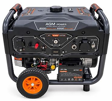 Бензогенератор AGM Power 8000/8300 Мощный переносной электрогенератор