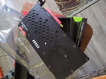 gtx 1080 ti̇: Msi GeForce Gtx 1070 Ti 8GB Ekran karti. Ideal veziyyetdedir, ev — 6