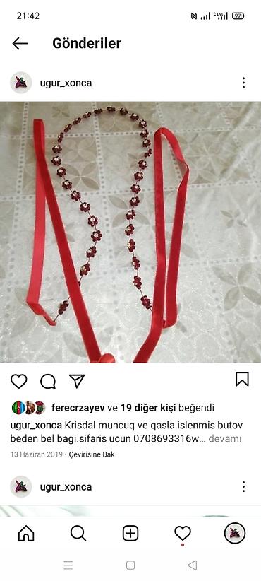 xonça satışı: Muncuq bel bagllari — 2