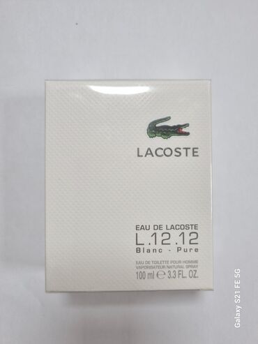 туалетная вода дольче габбана: LACOSTE Eau de Lacoste L.12.12 Blanc – Pure, туалетная вода для