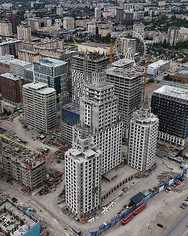 kva: 4 комнаты, 164 м², Асанбай мкр Элитка, 5 этаж, ПСО (под самоотделку) — 3
