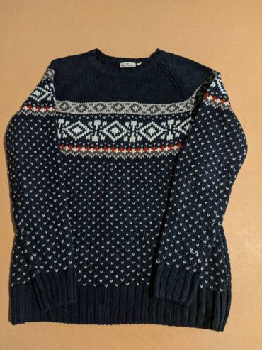 Sviterlər: На продаже мужской вязаный свитер "Blue Motion" Размер - S (36/38)