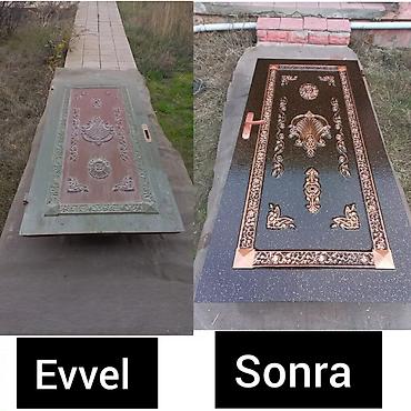 Ворота и комплектующие: Darvazalari̇n renglenmesi̇ temi̇r xidməti baki sumqayit ərazisində — 8