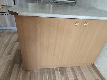 тумбы для посуды: Mətbəx üçün künc bufet/komod - Material: ağac teksturalı laminat — 2