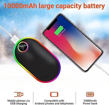 sundjer bob dexy co: Prenosivi grejač za ruke 2‑u‑1 sa power bank funkcijom (10.000 mAh) - — 5