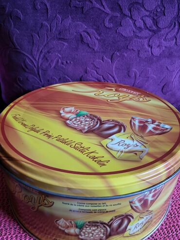 Ostalo posuđe: Metalna ocuvana turska kutija iz 2005g. Visina. 10cm — 9