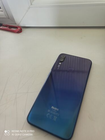 телефон а 7: Xiaomi, Redmi Note 7, Б/у, 32 ГБ, цвет - Голубой, eSIM