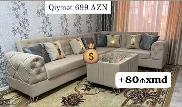 mingəçevirdə divanlar: Künc divan