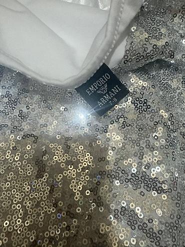 sumqayıtda kofta: Məhsul: Emporio Armani uşaq koftası (etiketdə 7–8) - Rəng: gümüşü — 2