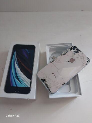 ayfon planşet: IPhone SE, 64 GB, Ağ, Barmaq izi
