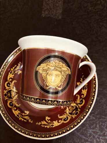keks qablari qiymeti: Çay dəsti, rəng - Qırmızı