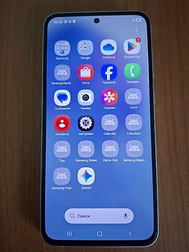 чехол на самсунг а55: Samsung Galaxy A55 5G, Б/у, 128 ГБ, цвет - Голубой, 2 SIM — 5