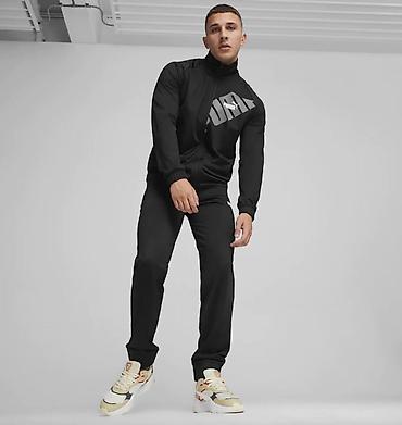 puma nike: Мужской спортивный костюм PUMA (кофта + брюки), черный Размер : XL - — 1