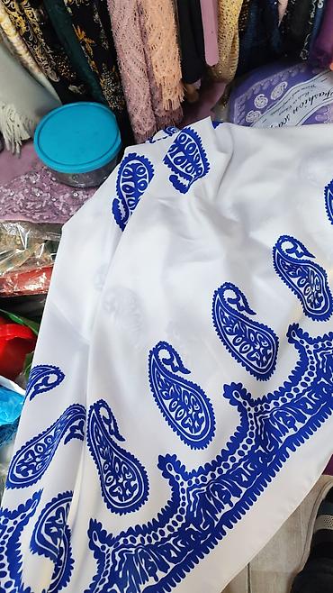 tra: Yaylıq “Kəlağayı Basqal” - Material: zərif, parıldayan ipək tipli — 1