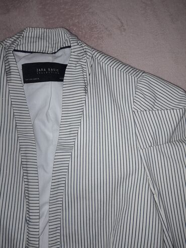 zara kozna jakna zenska: Zara, S (EU 36), M (EU 38), Single-colored, Stripes