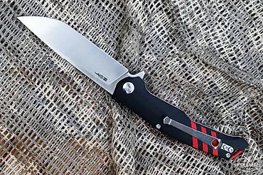 Охота и рыбалка: Нож складной fat dragon-nimo knives r11black, сталь d2, рукоять g10 — 5