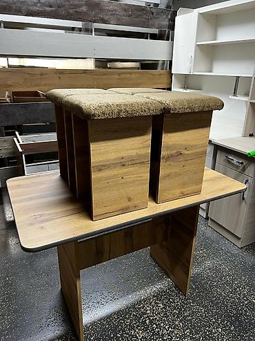 Кухонные столы и стулья: Кухонный стол и стул, Новый — 4