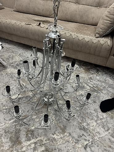lusturlarin qiymeti: Çılçıraq, 10 və daha çox lampa, Metal — 1