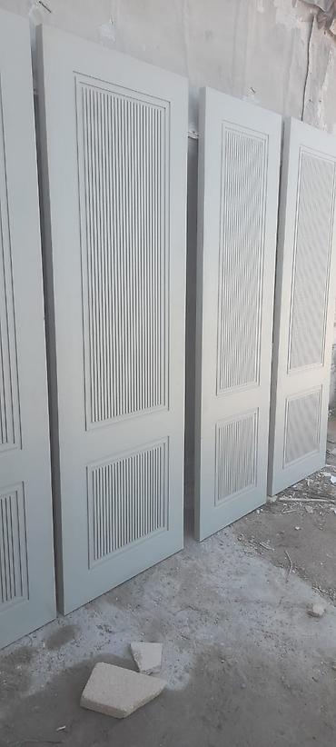 MDF dekorativ qapı panelləri – boz rəng - Material: yüksək sıxlıqlı — 7