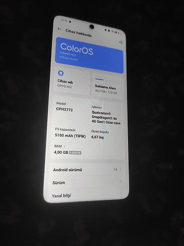 iphome 6s: Oppo A5, 128 GB — 3