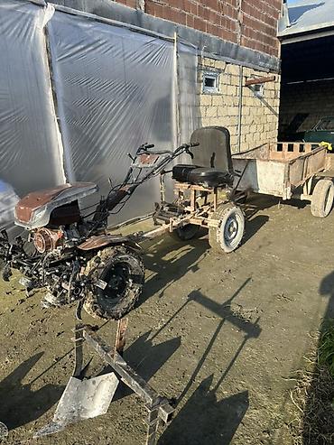 Motobloklar: Motoblok və qoşqu dəsti - Güclü benzin mühərrikli motoblok - Ön — 2