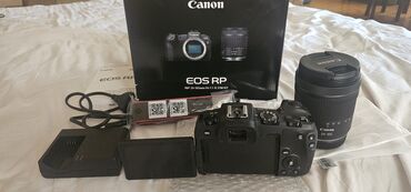 Canon EOS RP güzgüsüz kamera dəsti RF 24-105mm F4-7.1 IS STM obyektiv