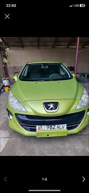 Peugeot 308: 2009 г., 1.5 л, Автомат, Бензин, Хэтчбэк at lalafo.kg Peugeot 308: 2009 г., 1.5 л, Автомат, Бензин, Хэтчбэк