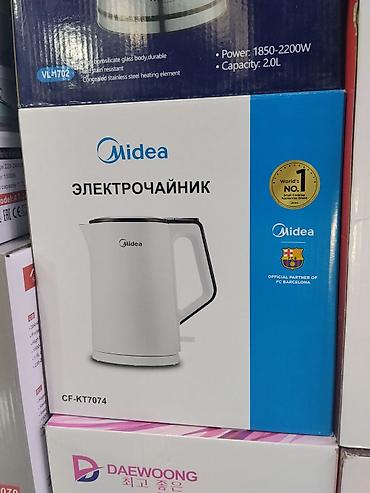 сокани вафельница: Электрочайник Midea CF-KT7074 - Объем: 2,0 л - Мощность: 1850–2200 Вт — 1