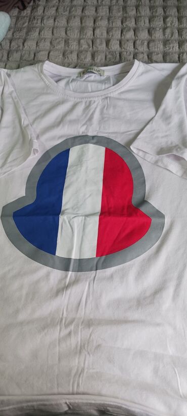 величина xxl: Men's T-shirt Moncler, 2XL (EU 44), bоја - Bela