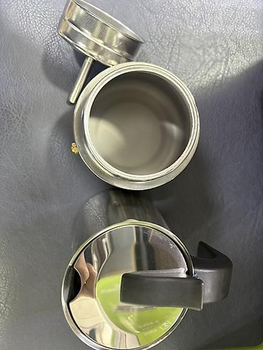 qoyun eti: Espresso qəhvə qabı – 9 fincan, paslanmayan polad - Material — 3