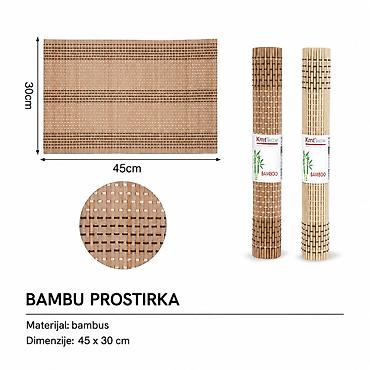 KMT Podmetač od bambusa 2407150 Opis: - Podmetač/prostirka od