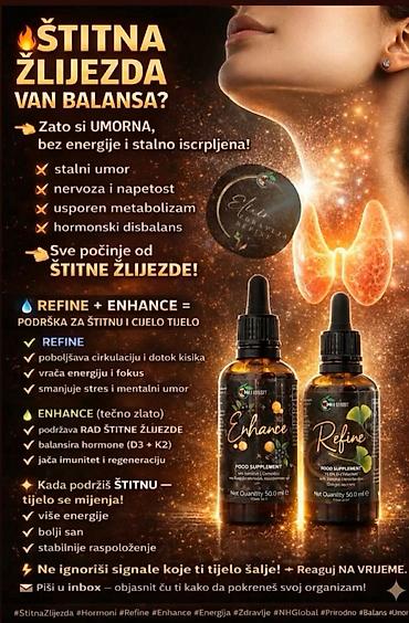 Suplementi: NH Global Refine – tečni dodatak ishrani u kapima (50 ml). Formulisan — 4