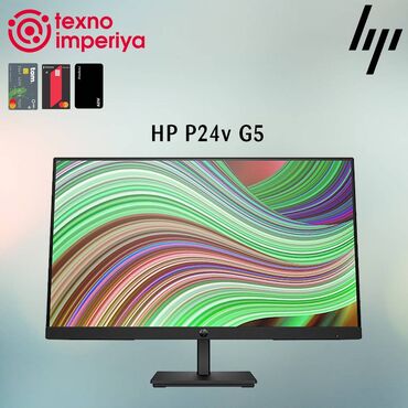 manitor ekran: HP P24v G5 FHD Monitor 64W18AA 💳 Mağazamızda daxi̇li̇ kredi̇t