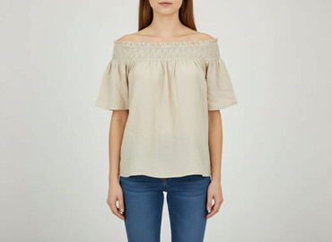 przezroczyste tkanina bawełniane na bluzki: Women's blouse, size M
