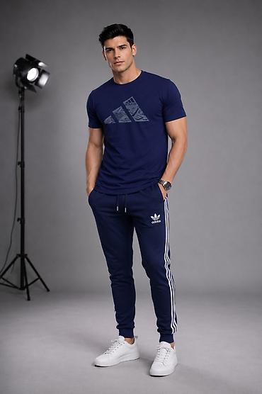 bermude 4100: Adidas muški komplet majica i donji deo trenerke NOVO Novo Majica — 4