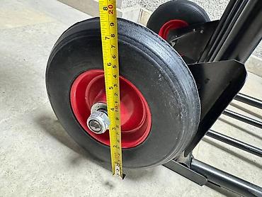 Садово-строительные тачки и тележки: Садово-строительная тачка и тележка, Стальная, Двухколесная, Новый, В розницу — 8