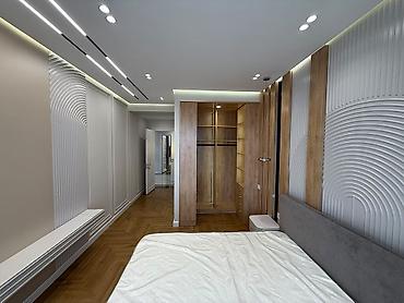 квартиры с мебелью: 3 комнаты, 105 м², Асанбай мкр Элитка, 10 этаж, Дизайнерский ремонт — 10