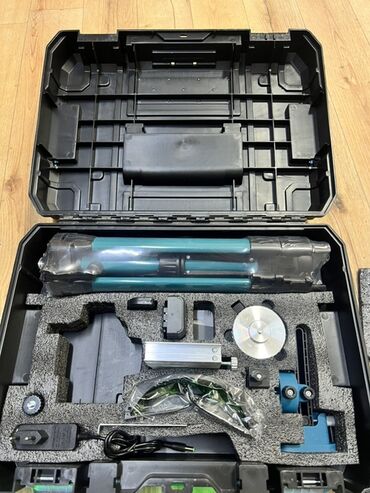 газовый монтажный пистолет: Лазерный уровень Makita (зеленый луч) в фирменном кейсе. Особенности