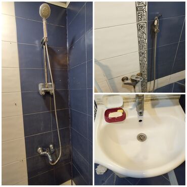 2 ci əl ev qapıları: Hamsı birlikdə verilir Duş sistemi və hamam kranı dəsti - Divara