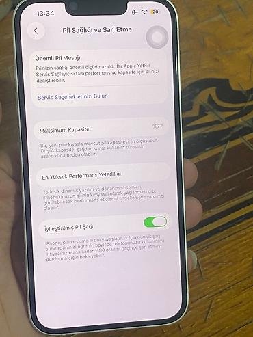 IPhone 14, 128 GB, Ağ, Face ID