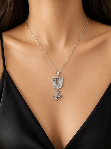 urek: Zərif qadın boyunbağıları – müxtəlif asma modelləri - Material — 6