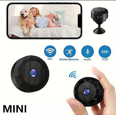 kamera ev ucun: Mini Wi‑Fi Kamera – V720 tətbiqi ilə uzaqdan izləmə Xüsusiyyətlər: - — 1